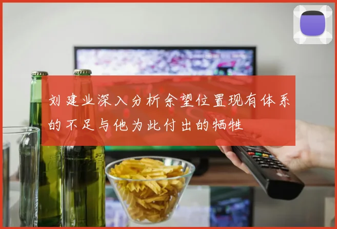 刘建业深入分析余望位置现有体系的不足与他为此付出的牺牲